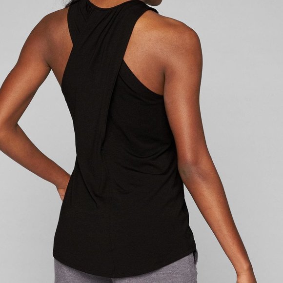 Athleta Tops - Athleta Ultimate Cross Back Tank Top Black